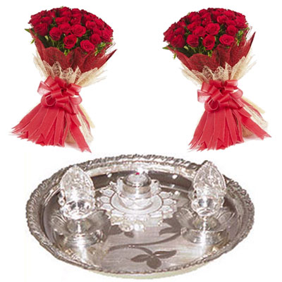 "Round shape cake - 1kg, Flower arrangement - Click here to View more details about this Product